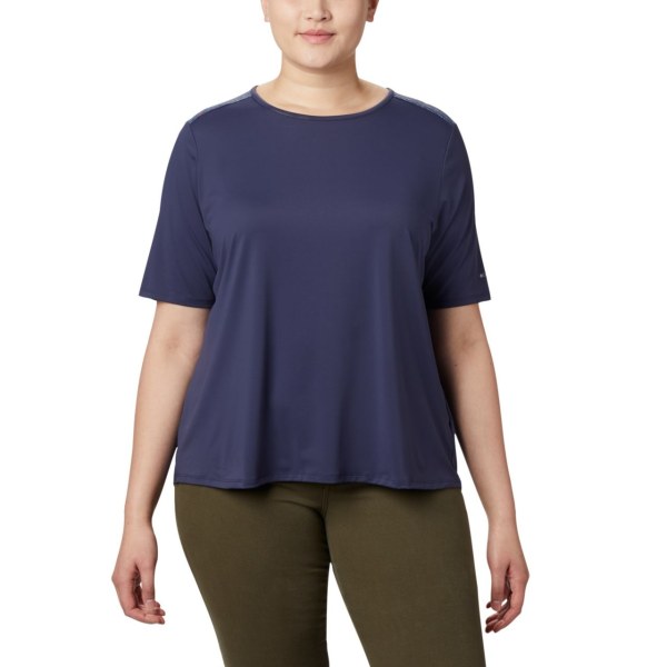 Tricko Columbia Chill River Kratke Sleeve Plus Size Damske Námornícka Modrá | SK-HUI-495821