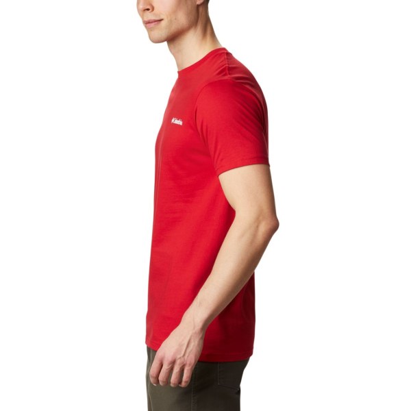Tricko Columbia Cliffed Panske Modre Červené | SK-KDQ-213678