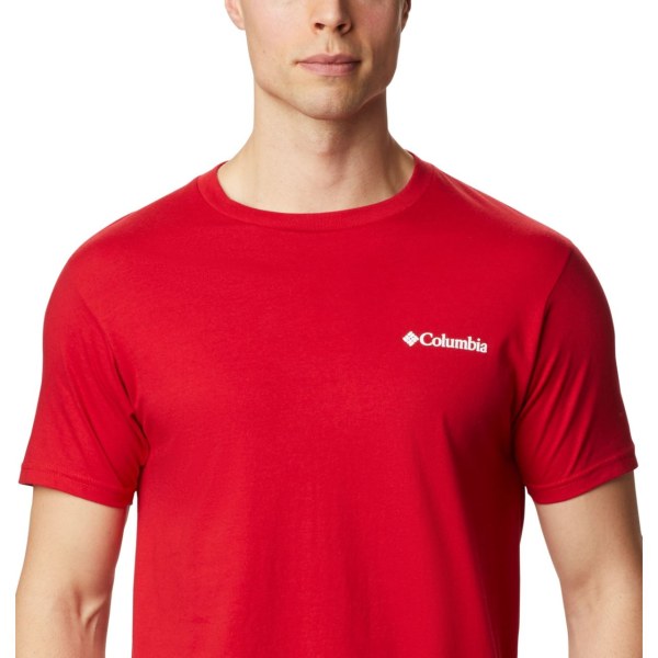 Tricko Columbia Cliffed Panske Modre Červené | SK-KDQ-213678