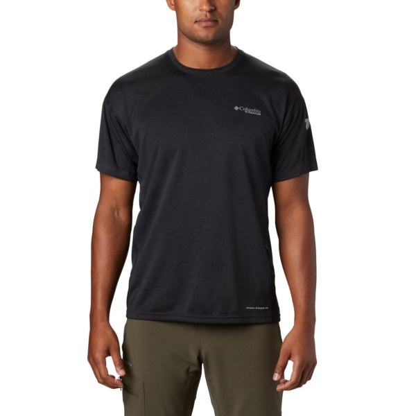 Tricko Columbia Irico Knit Kratke Sleeve Crew Panske Čierne | SK-ITF-790652