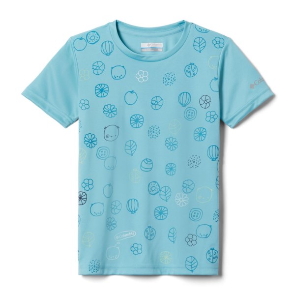 Tricko Columbia Little Brook Dievcenske Svetlo Tyrkysové | SK-OUZ-317620
