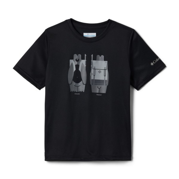 Tricko Columbia Little Trek Chlapcenske Čierne | SK-XMY-158762