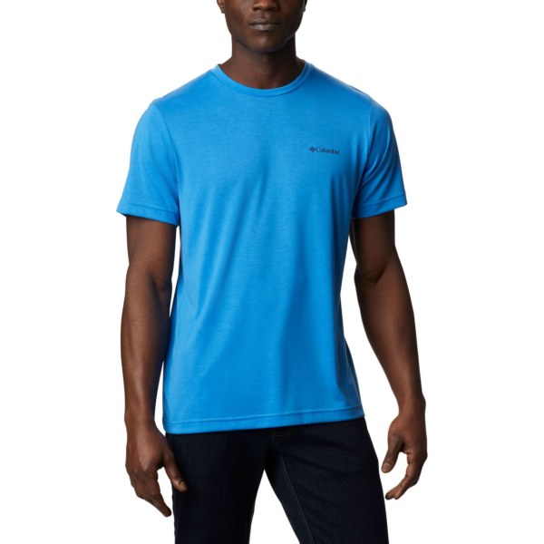 Tricko Columbia Maxtrail Logo Panske Modre Modre | SK-FOZ-745289