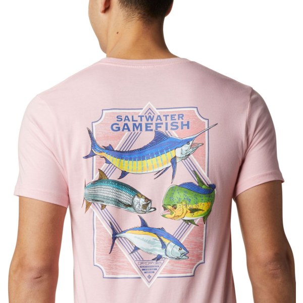 Tricko Columbia PFG Brasso Panske Ruzove | SK-DFK-573689
