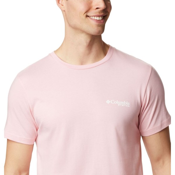 Tricko Columbia PFG Crown Panske Ruzove | SK-BXF-784193