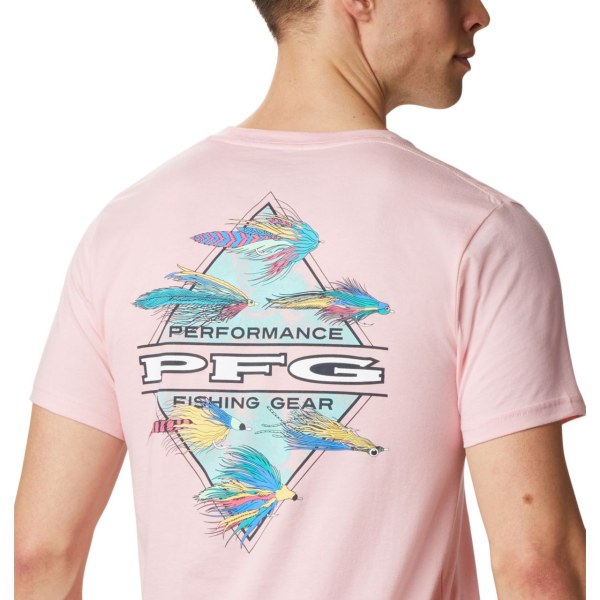 Tricko Columbia PFG Crown Panske Ruzove | SK-BXF-784193