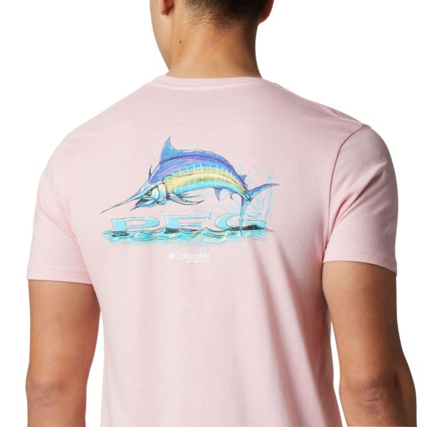 Tricko Columbia PFG Scribble Grafika Panske Ruzove | SK-PGN-857649