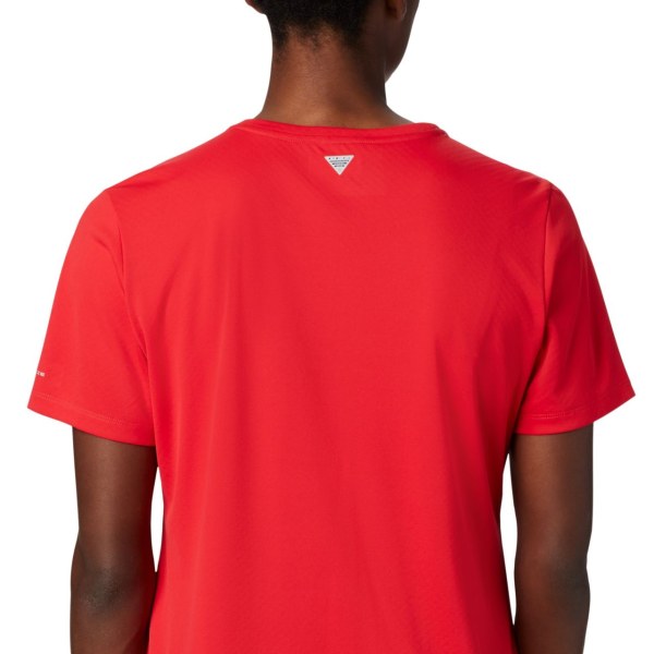 Tricko Columbia PFG Zero II Kratke Sleeve Damske Červené | SK-FMW-401927