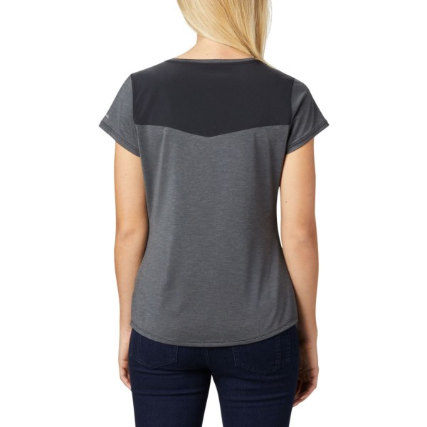 Tricko Columbia Place To Place II Kratke Sleeve Damske Čierne | SK-YRV-691042