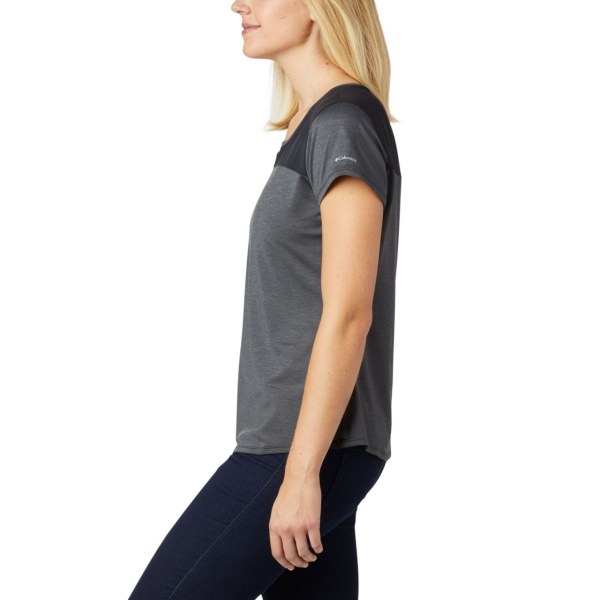 Tricko Columbia Place To Place II Kratke Sleeve Damske Čierne | SK-YRV-691042