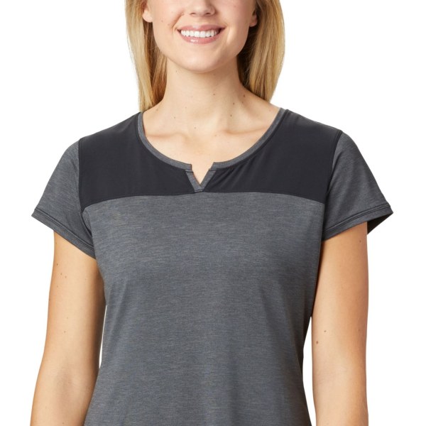 Tricko Columbia Place To Place II Kratke Sleeve Damske Čierne | SK-YRV-691042