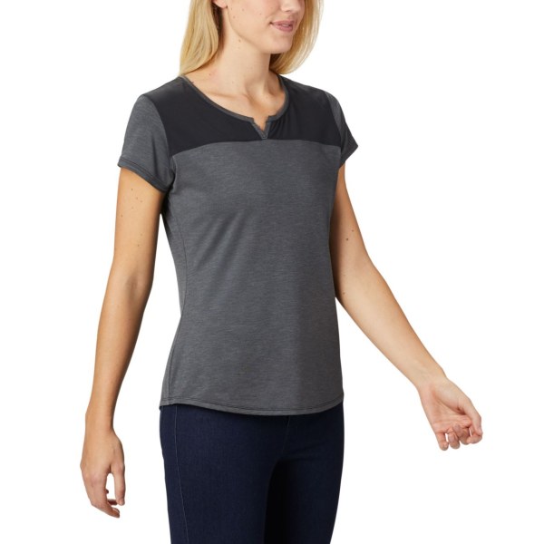 Tricko Columbia Place To Place II Kratke Sleeve Damske Čierne | SK-YRV-691042