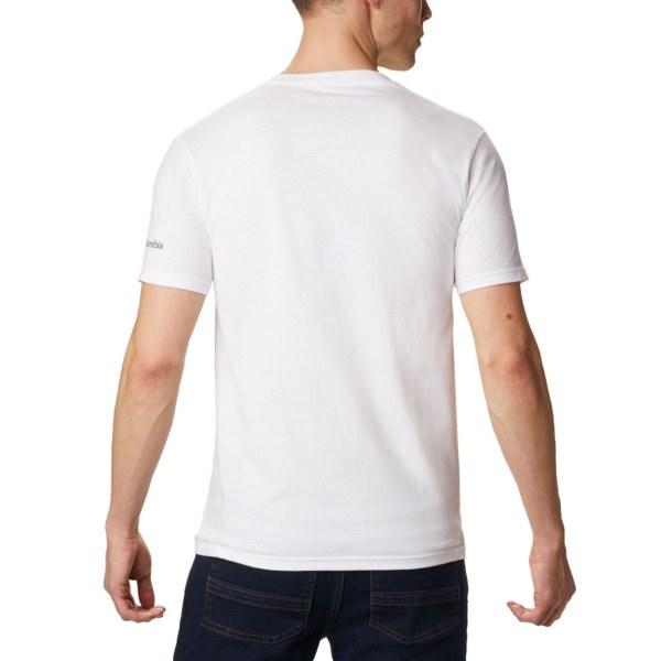 Tricko Columbia Rambler Panske Biele | SK-XFR-329064