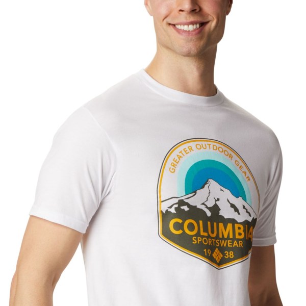 Tricko Columbia Rambler Panske Biele | SK-XFR-329064