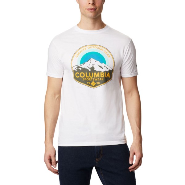 Tricko Columbia Rambler Panske Biele | SK-XFR-329064