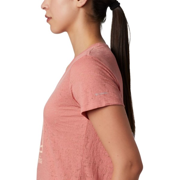Tricko Columbia Rose Summit Kratke Sleeve Damske Tmavo Koralove | SK-OXZ-158306