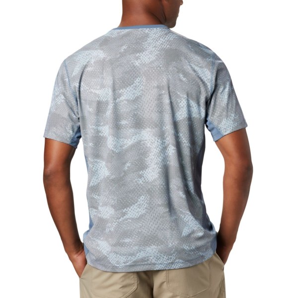 Tricko Columbia Solar Chill 2.0 Kratke Sleeve Panske Modre | SK-TSB-935210