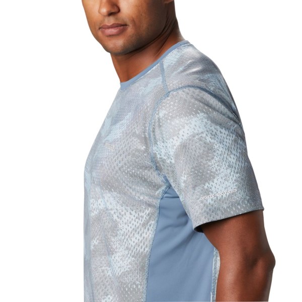 Tricko Columbia Solar Chill 2.0 Kratke Sleeve Panske Modre | SK-TSB-935210
