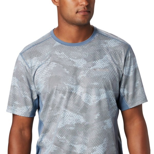 Tricko Columbia Solar Chill 2.0 Kratke Sleeve Panske Modre | SK-TSB-935210