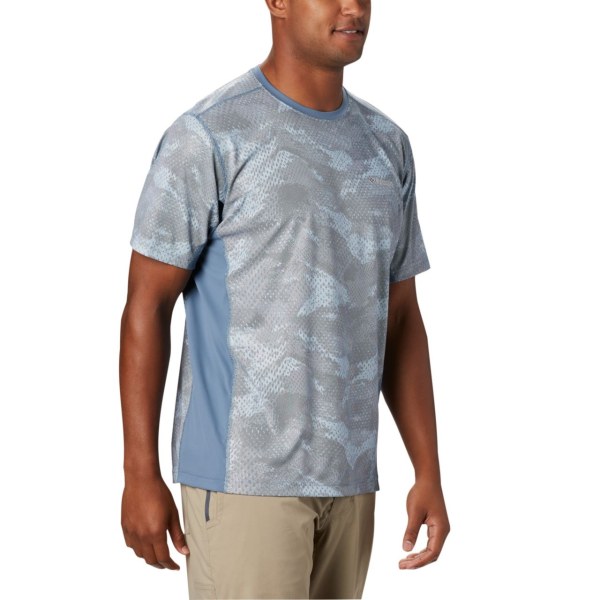 Tricko Columbia Solar Chill 2.0 Kratke Sleeve Panske Modre | SK-TSB-935210