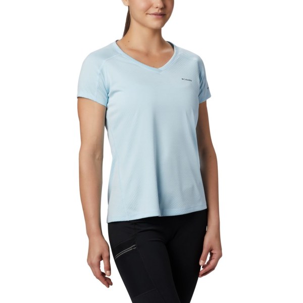 Tricko Columbia Zero Rules Kratke Sleeve Damske Modre | SK-DYA-738609