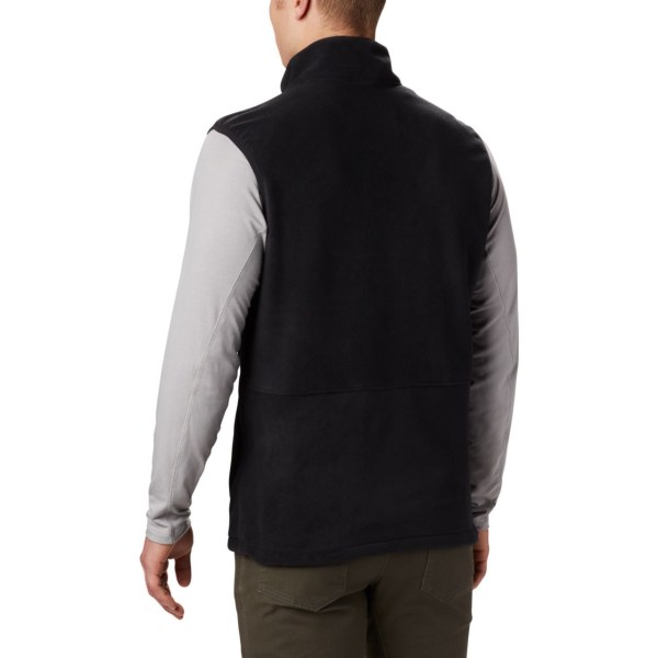 Vesty Columbia Basin Trailove Fleece Panske Čierne | SK-AID-178392