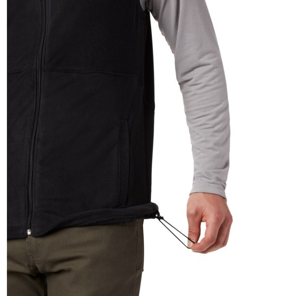 Vesty Columbia Basin Trailove Fleece Panske Čierne | SK-AID-178392