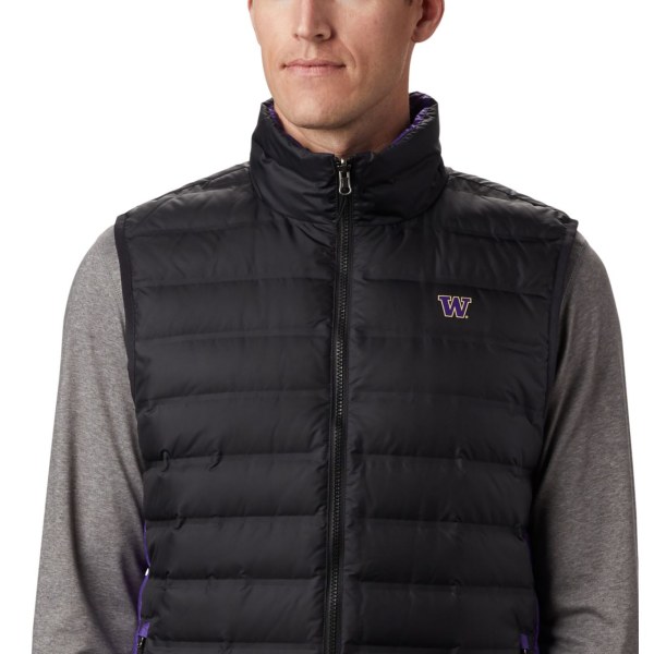 Vesty Columbia Collegiate Lake 22 Reversible - Washington Panske Čierne Nachový | SK-JXT-297431