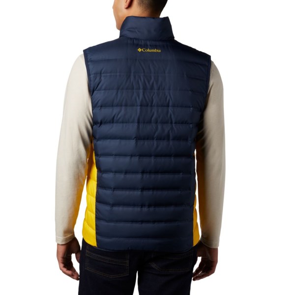 Vesty Columbia Collegiate Lake 22 Reversible - Michigan Panske Námornícka Modrá Žlté | SK-RXQ-298651