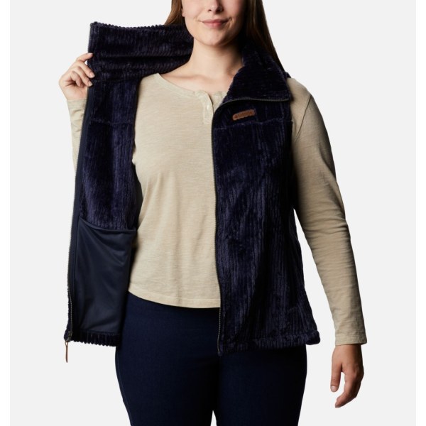 Vesty Columbia Fire Side Sherpa Plus Size Damske Námornícka Modrá | SK-GNZ-863425