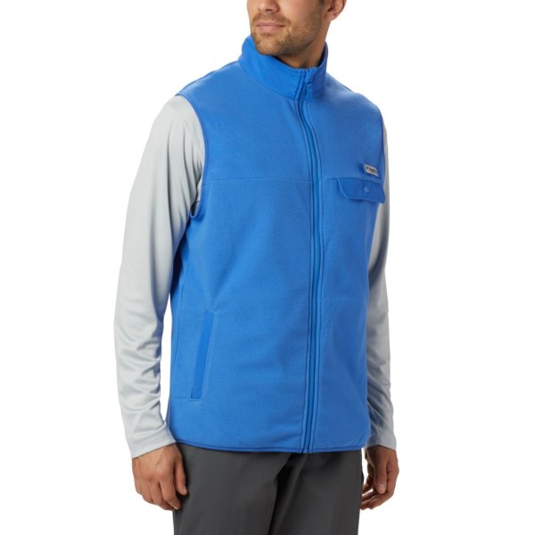 Vesty Columbia M Harborside II Fleece Panske Modre | SK-MRG-307165