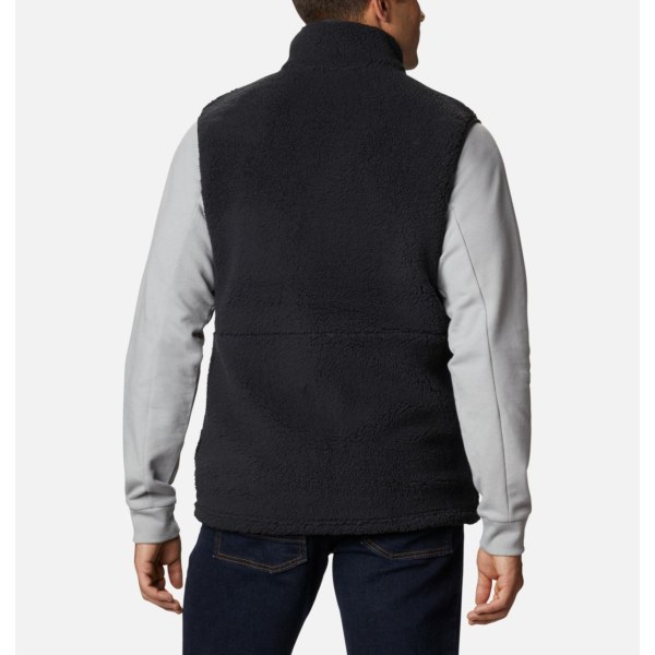Vesty Columbia Mountainside Sherpa Fleece Panske Čierne | SK-YTM-597612