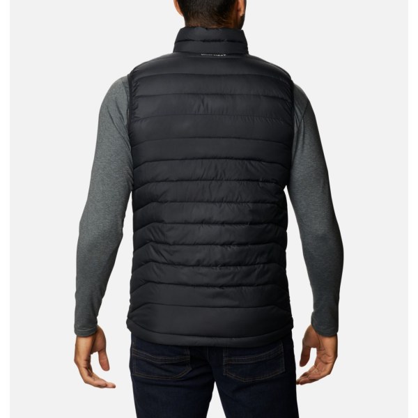 Vesty Columbia Powder Lite Panske Čierne | SK-YNQ-045917