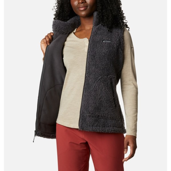 Vesty Columbia Zimná Pass Sherpa Damske Tmavo Siva | SK-WBP-270496